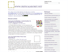 Tablet Screenshot of criticalsecret.net